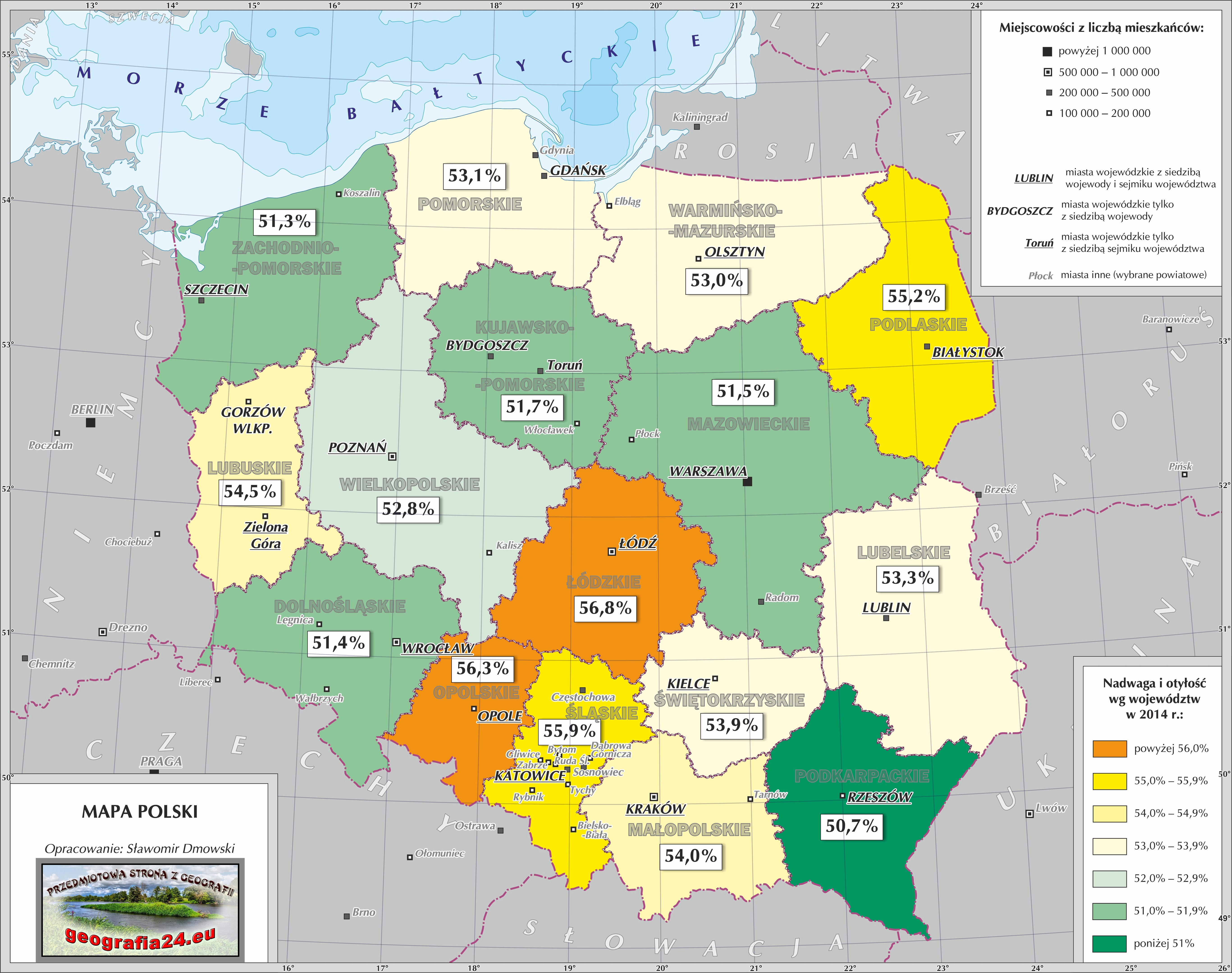 Ludnośc I Urbanizacja W Polsce 1. LUDNOŚĆ